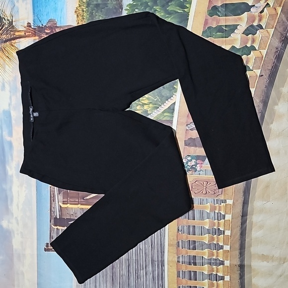 Eileen Fisher Black Pull-on Leggings Pants Size Small - Picture 2 of 5